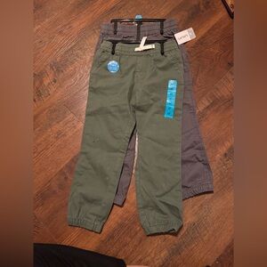 Toddler Boys Green Casual Pants